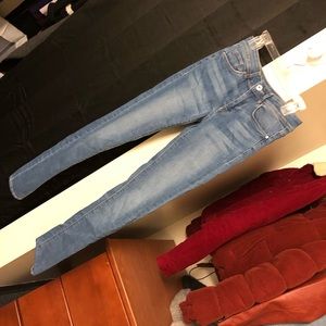 High rise jeans